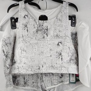 MTA  Sport Work 3 Piece Size 2 X Women Gray White